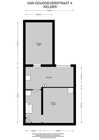 Floorplan - Van Goudoeverstraat 4, 6166 XC Geleen